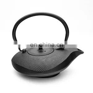 2022 High Quality Outdoor Camping Wholesale Cast Iron Teapot thumbnail-5