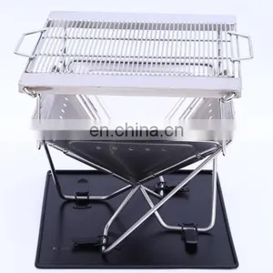 Charcoal Grill Used in Multi-scene Camping Parties Rectangular Portable Folding BBQ Grill thumbnail-2
