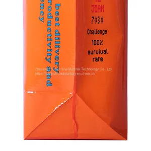 Waterproof Grocery PP Woven Shopping Bag Recycled Custom Logo With Handle thumbnail-2