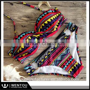 2016 New Sexy Push Up Padded Swimsuit Bikini Brazilian Biquini Quality Choice thumbnail-1