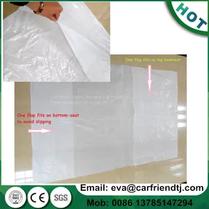 LDPE Transparent White Clear Plastic Seat Cover for Cars thumbnail-1
