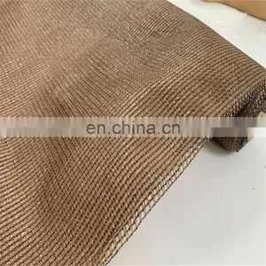 High Quality HDPE Brown Shade Cloth 6 Needles Knitted Garden Sun Shade Netting thumbnail-5