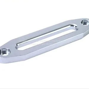 Outdoor Off-road Vehicle Silver Nylon Winch Aluminum Alloy Rope Guide Rope Stopper Accessories Winch Rope Exit Rope Mouth thumbnail-3