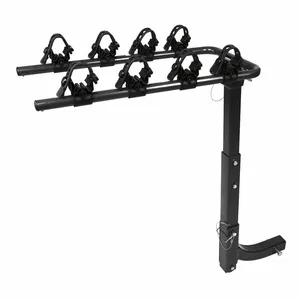 Hot Sale 4-Bike Capacity Hitch Mounted Bicycle Carrier for Cars Trucks SUVs Minivans With 1.5