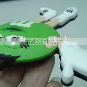 2D Embossed PVC Keychain, Custom Soft PVC Keychain 3D Rubber Key Rings thumbnail-3