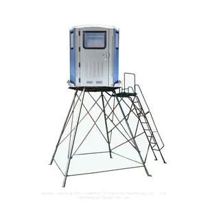 Outdoor Hunting Lounge Hunting Platform HDPE Full Plastic Steel Structure Fishing House thumbnail-3