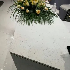 Artificial Terrazzo Stone Slab White Color Slabs Supplier thumbnail-4
