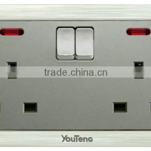 Double British Switch and Socket UK Outlet Powerpoint thumbnail-1