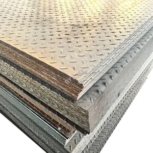 Chequered Sheets Steel Plate / Checkered /diamond/chequer A36 S335 SS400 SAE 1006 Hot Rolled Carbon Steel From China thumbnail-4