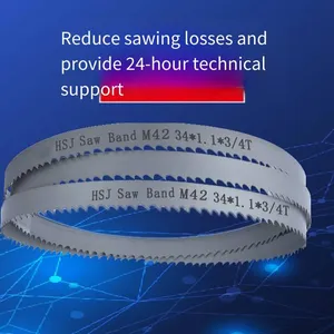 High - Speed Steel and High - Speed Tool Steel Bimetal Band Saw Blade for Cutting Iron Rods, 3920*34, Used for Band Sawing Machines, Durable and Tensile - Resistant thumbnail-3
