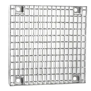 Custom-made Industrial Steel Floor Gratings for Roads and Bridges, Hot-dip Galvanized Steel Gratings, and Stainless Steel Gratings. thumbnail-5