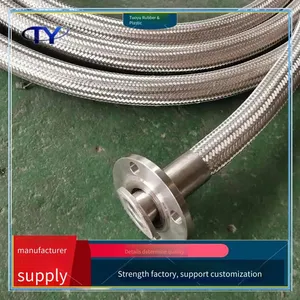 Stainless Steel Lined Ptfe Hose, Chuck Metal Hose, High-temperature Resistant Flexible Metal Bellows for Medical Use thumbnail-1