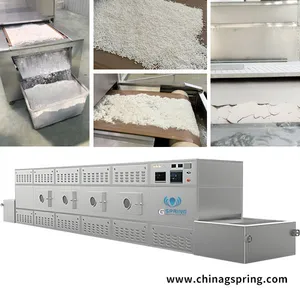 Factory Supply Automatic Industrial Microwave Drying Machine Continuous Belt Microwave Dryer for Food Chemical Pharmaceutical Processing thumbnail-3