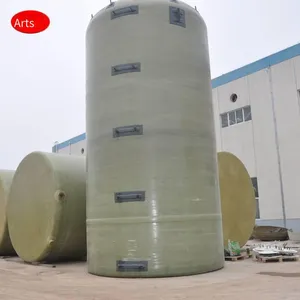 Hydrochloric Acid Fiberglass Reinforced Plastic Storage Tank, Brine Tank, Storage Tank and Elevated Tank. Specifications and Sizes Can be Customized. thumbnail-1