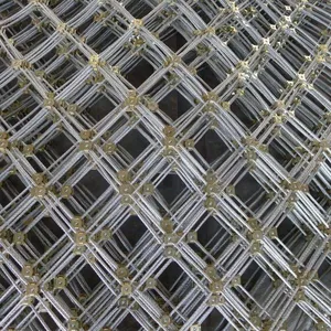 Stainless Steel Woven Wire Rope Net High Tensile Strength Active Rockfall Barrier System Slope Protection Factory Production thumbnail-2