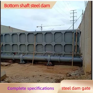 Duplex Steel Bottom Axis Flip Dam Salt Water Corrosion Resistant Coastal Tidal Water Interception Structure thumbnail-1