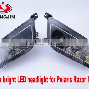 Best Price LED Headlight for 2014 Polaries RZR XP 4 1000 EPS ATV UTV Parts thumbnail-3