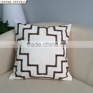 Embroidered Kinds Of Geometric Fingure Sofa Home Decor Cushion Cover thumbnail-4