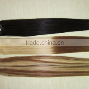 Thick End Piano Color Mix Color Ombre Malaysian Peruvian Cambodian Russian Indian Brazilian Human Hair Weave thumbnail-3