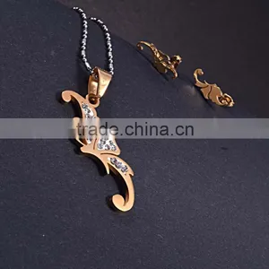 German Stainless Steel Jewelry Gold Plated Fashion Jewelry Sets thumbnail-3
