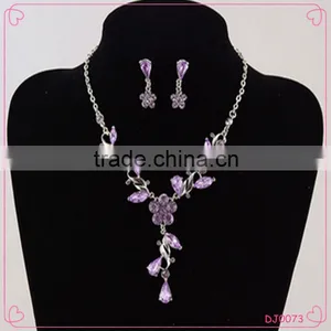Romantic Hot Noble Wholesale Fashion Jewelry Set Bride Jewelry Set thumbnail-1