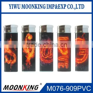 Wrap Customer's Picture Plastic Electric Disposable Cigarette Lighter Cheap Price thumbnail-1