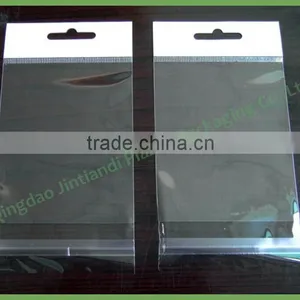Cheap High Quality Wholesale Customized Plastic Self Adhesive Opp Bags With Header thumbnail-2