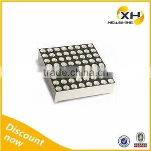 Free Sample Indoor Outdoor Using High Brightness 8x8 Orange Led Dot Matrix Display thumbnail-1