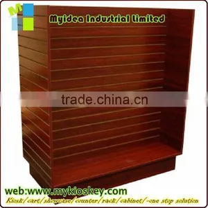 Luxury Classical Portable Wooden and Metal Clothing Store Display Rack thumbnail-1