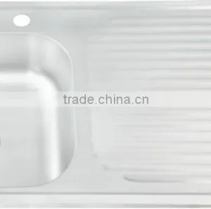 1000x500mm Inset With 3 Faucet Hole Stainless Steel Sink Hot Sale for South America thumbnail-1
