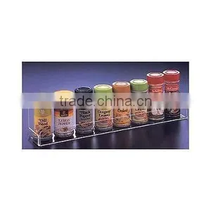 Huang Acrylic Kitchen Spice Storage Rack (Clear) New thumbnail-1