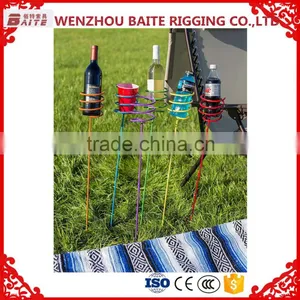 USA 6 Color Metal Stakes Holder,Outdoor Beach Sand Lawn Beverage Cans Stakes Holder thumbnail-1