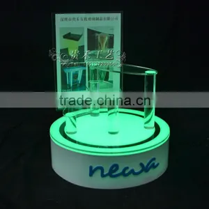 Acrylic Cosmetic Display Stand Round Makeup Display Rack thumbnail-1