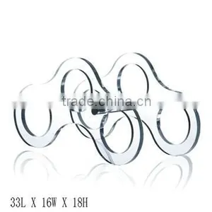 GH-RZ261 High Polished Durable and Elegant Acrylic Wine Bottle Display Rack thumbnail-3