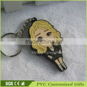 Cheap Wholesale Cartoon 3d Pvc Keychains/3d Soft Pvc Keychain thumbnail-3