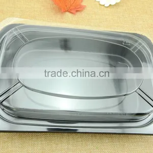 PP Plastic Disposable Microwave Safe Takeaway Food Container Lunch Tray thumbnail-2