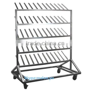 Factory Direct Sales 15-pair Stainless Steel Boot Rack/Mobile Boot Rack thumbnail-3