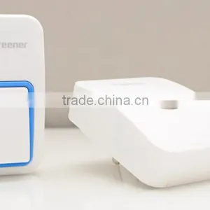 Waterproof Design Battery-less Wireless Doorbell Hot Sell With AS/EU Plug thumbnail-2