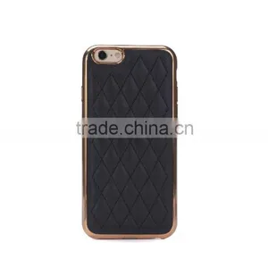 Factory Supply Soft TPU Golden Electroplating Back Cover for Iphone6s thumbnail-1