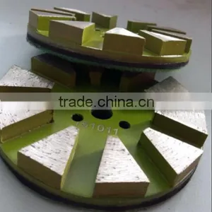 10 Segments Metal Stone Polishing Pad for Concrete thumbnail-2