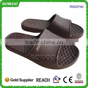 Hot Sale Men's Flat EVA Injection Hotel SPA Bathroom Slipper thumbnail-1