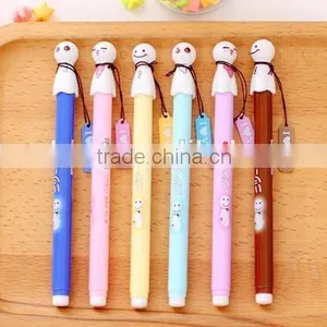 0.38mm Cute Expressions Snowman Gel Pen Ink Marker Pen School Office Supply Escolar Papelaria thumbnail-6