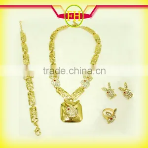 FH-T348 Atractive Imitation Jewelry Set thumbnail-1