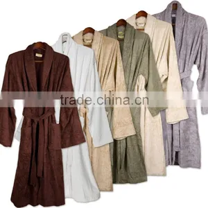 Wholesale Warm Coral Fleece Cheap Men Robe thumbnail-2