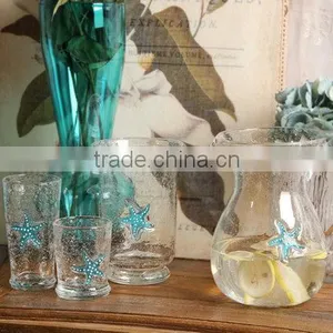 Classic Beach Beer ,juice Glass Pot,sea Star Glass thumbnail-2