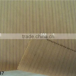Yarn Dyed Polyester Wool Stripe Fabric thumbnail-1