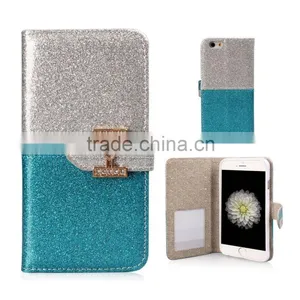 for Iphone 6 Wallet Case ,wholesale Wallet Leather Case for Girls for Iphone 6 Plus thumbnail-2