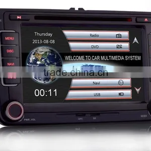 7" Digital Touch Screen Car DVD/GPS Player For VW GOLF 5 6 PASSAT CC TIGUAN Sharan EOS Caddy Jetta SEAT thumbnail-1