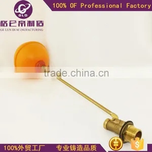 Small Water Tank 1/2 -3/4 Inch Mini Brass Float Ball Valve thumbnail-1