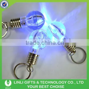 2016 Hot Sales Plastic Led Bulb Shape Key Chain thumbnail-1